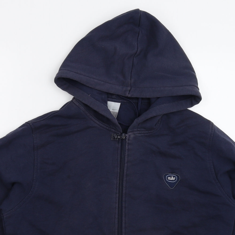 Nike Mens Blue   Full Zip Hoodie Size S