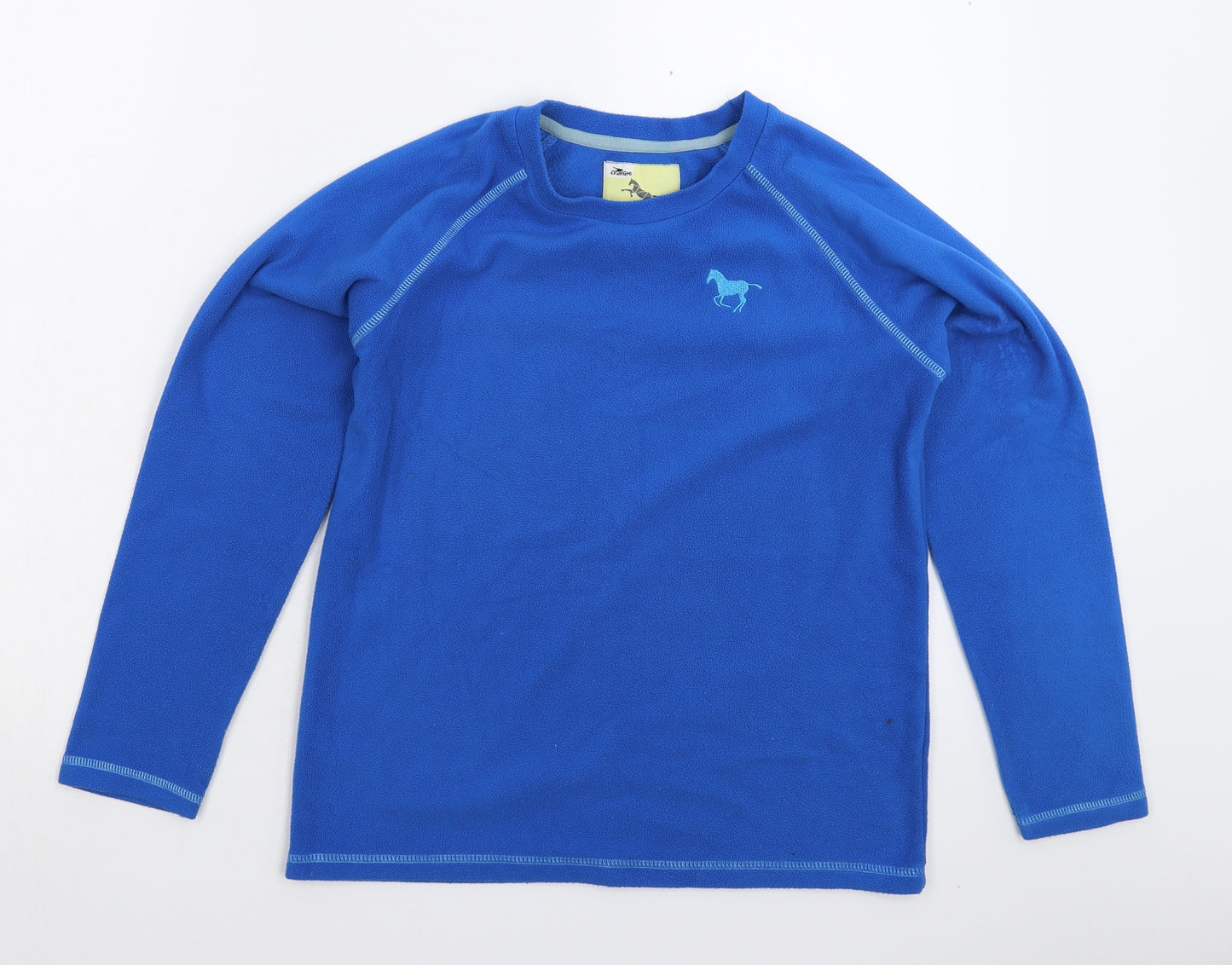 Crane Boys Blue  Fleece Pullover Jumper Size 11-12 Years