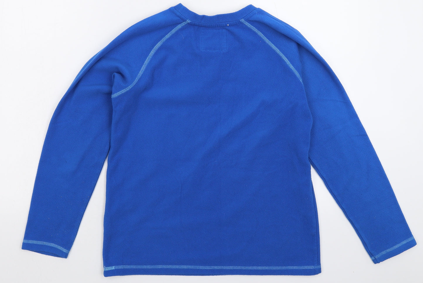 Crane Boys Blue  Fleece Pullover Jumper Size 11-12 Years