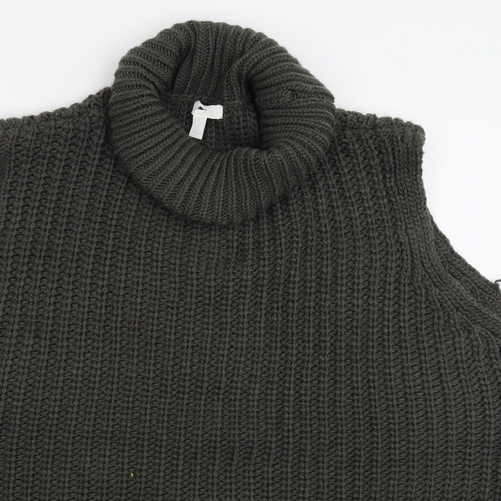 H&M Womens Grey  Knit Pullover Jumper Size XL  - Oversized