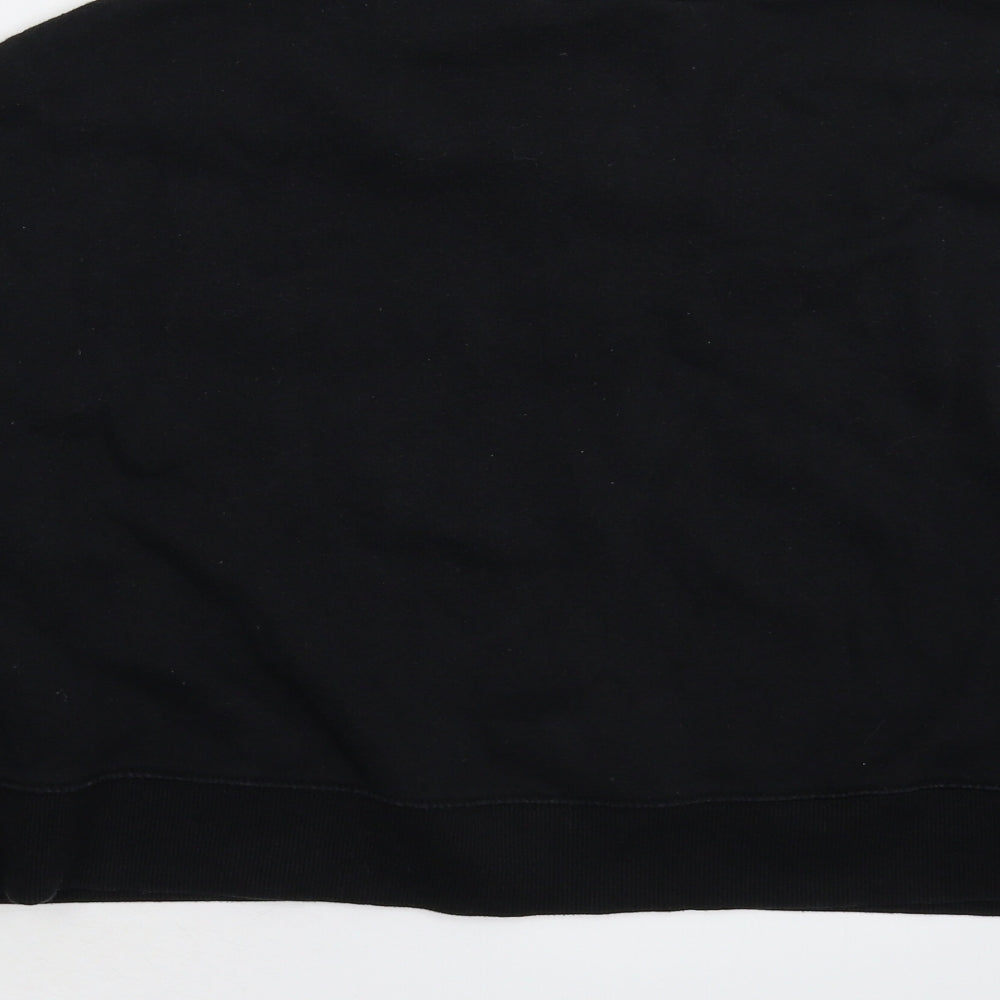 Divided Womens Black   Pullover Jumper Size L