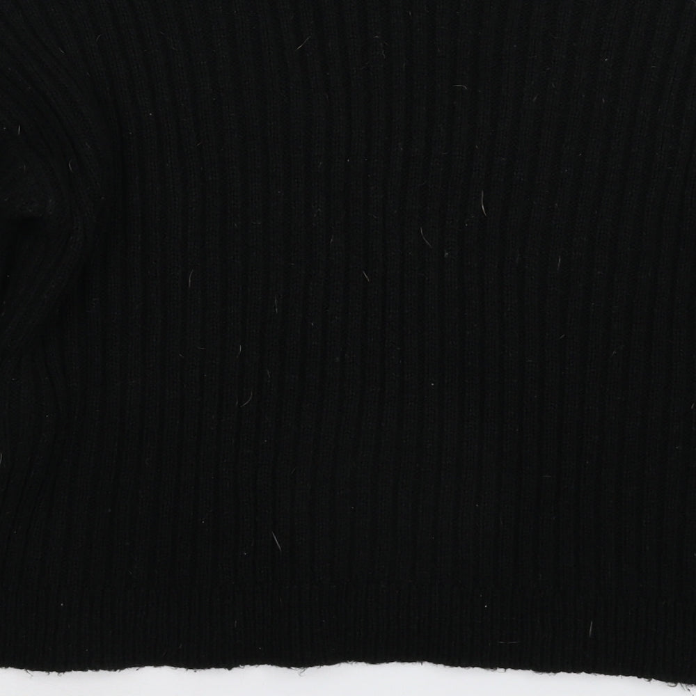 New Look Womens Black  Knit Pullover Jumper Size S
