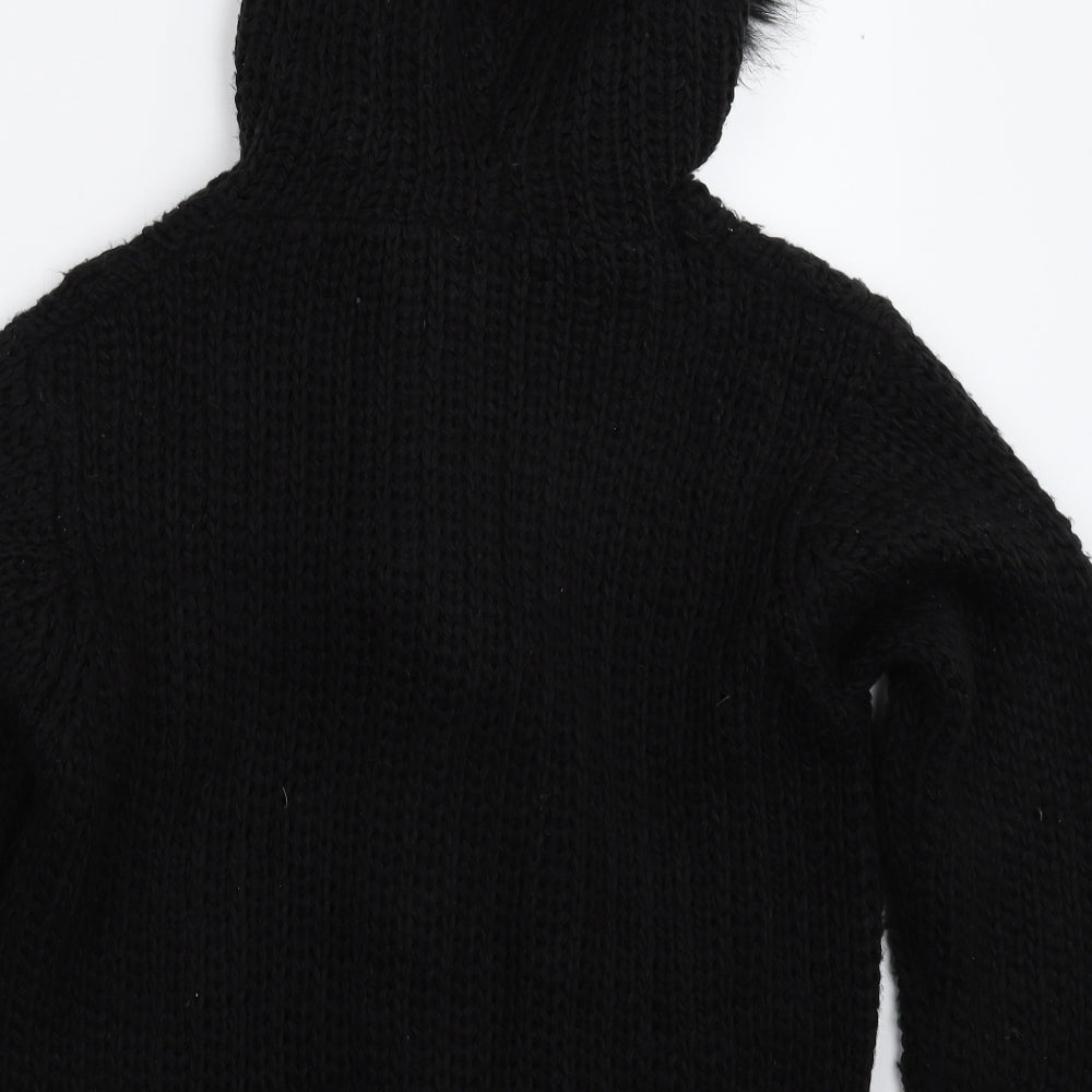 Atmosphere Womens Black  Knit Jacket Coatigan Size 20