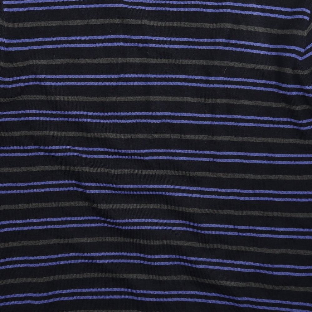 Blue Harbour Mens Multicoloured Striped Knit Pullover Jumper Size L