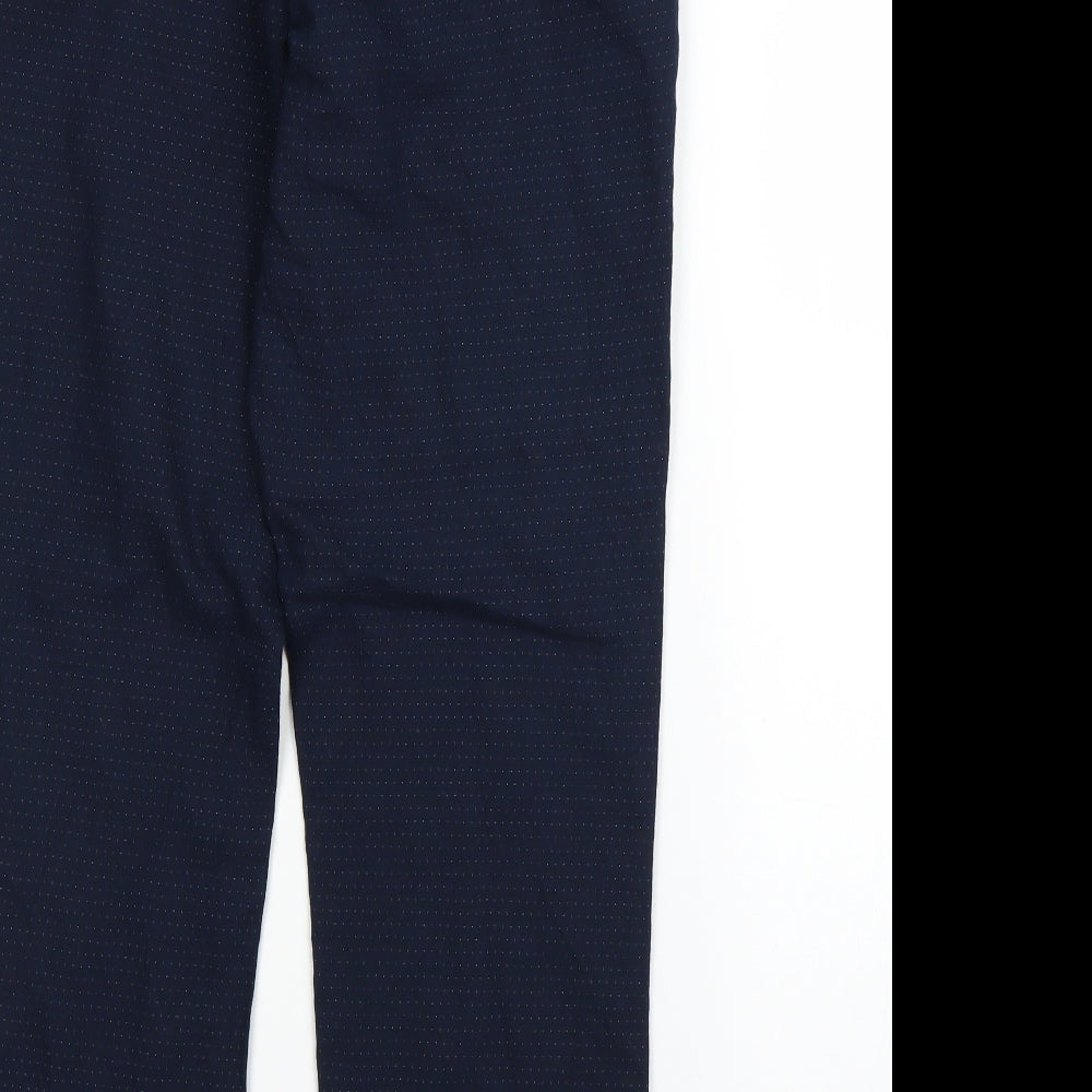 Zara Mens Blue   Capri Trousers Size M L24 in