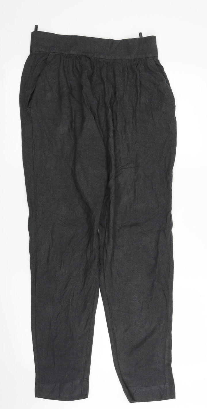 French Connection Womens Grey Bloomer Trousers Size 12 L28 in
