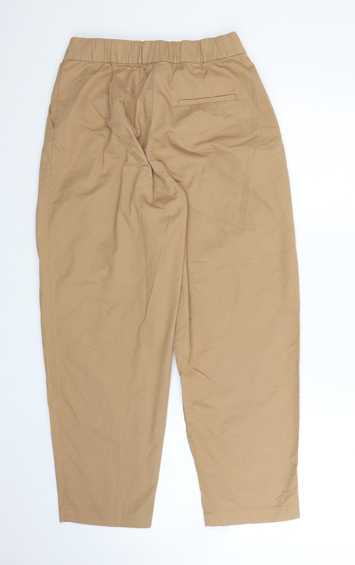 Monkl Womens Beige   Capri Trousers Size 8 L25 in