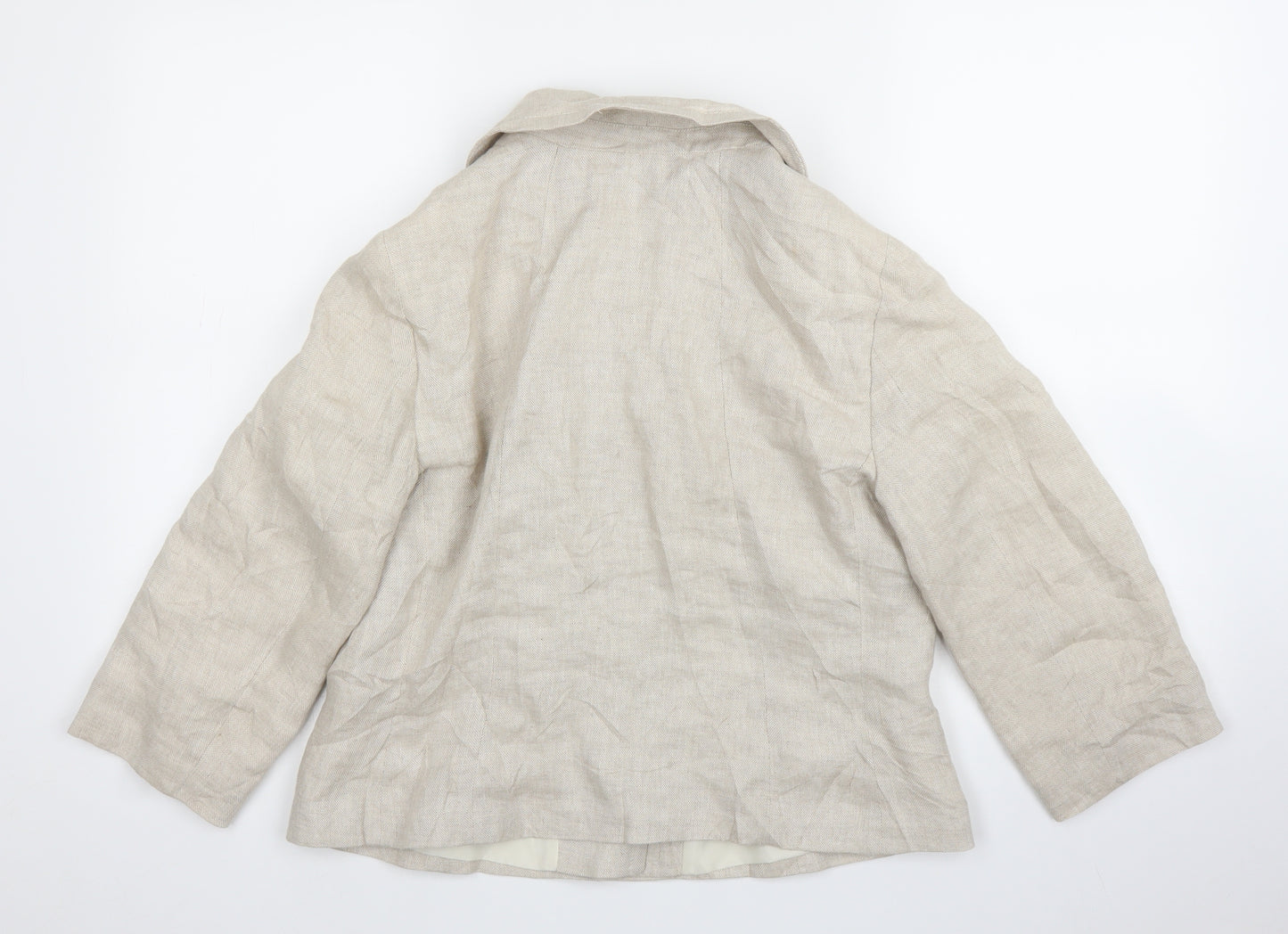 Planet Womens Beige   Cardigan Jumper Size 14  - Jacket