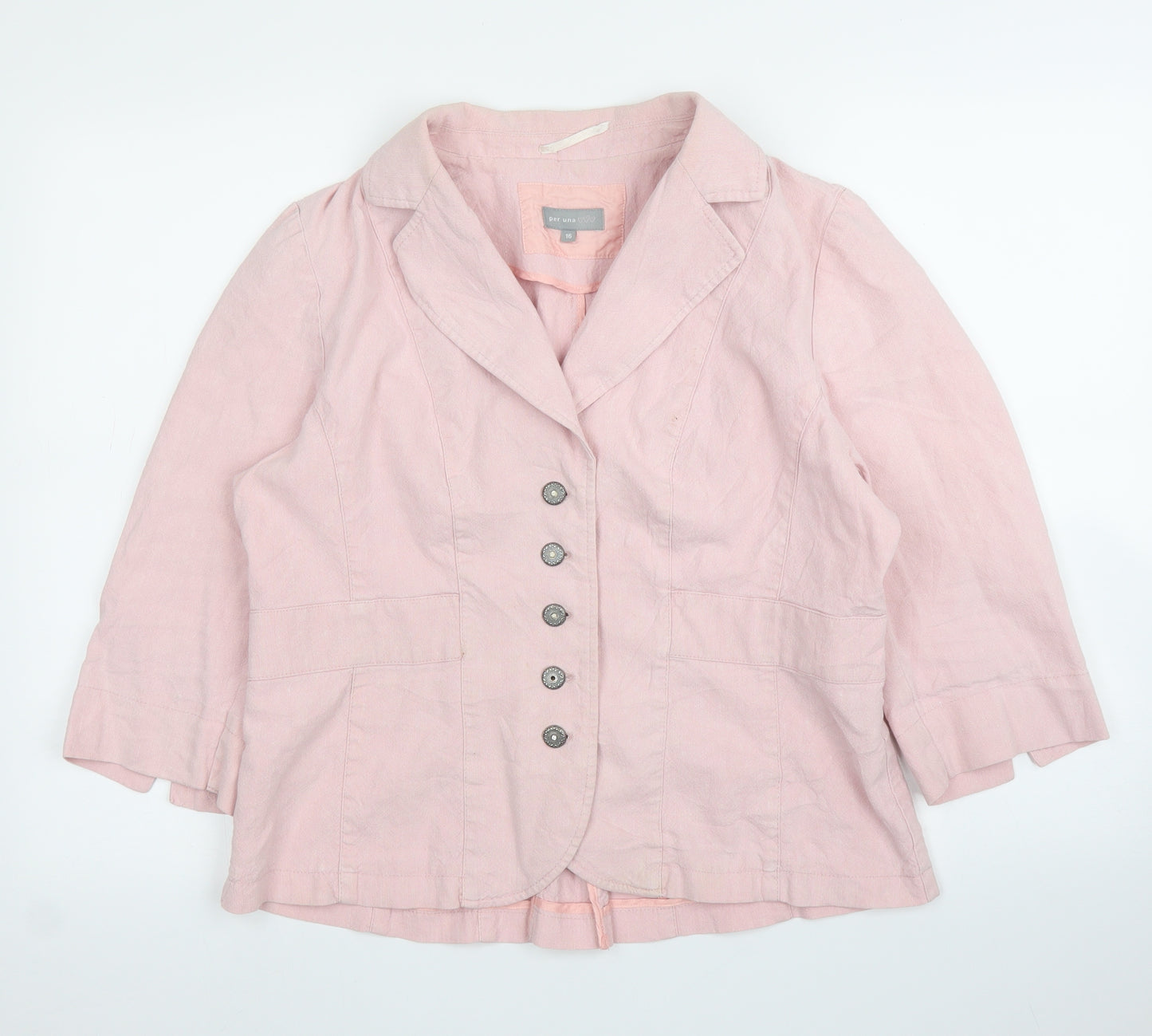 Per Una Womens Pink   Cardigan Jumper Size 16  - Jacket