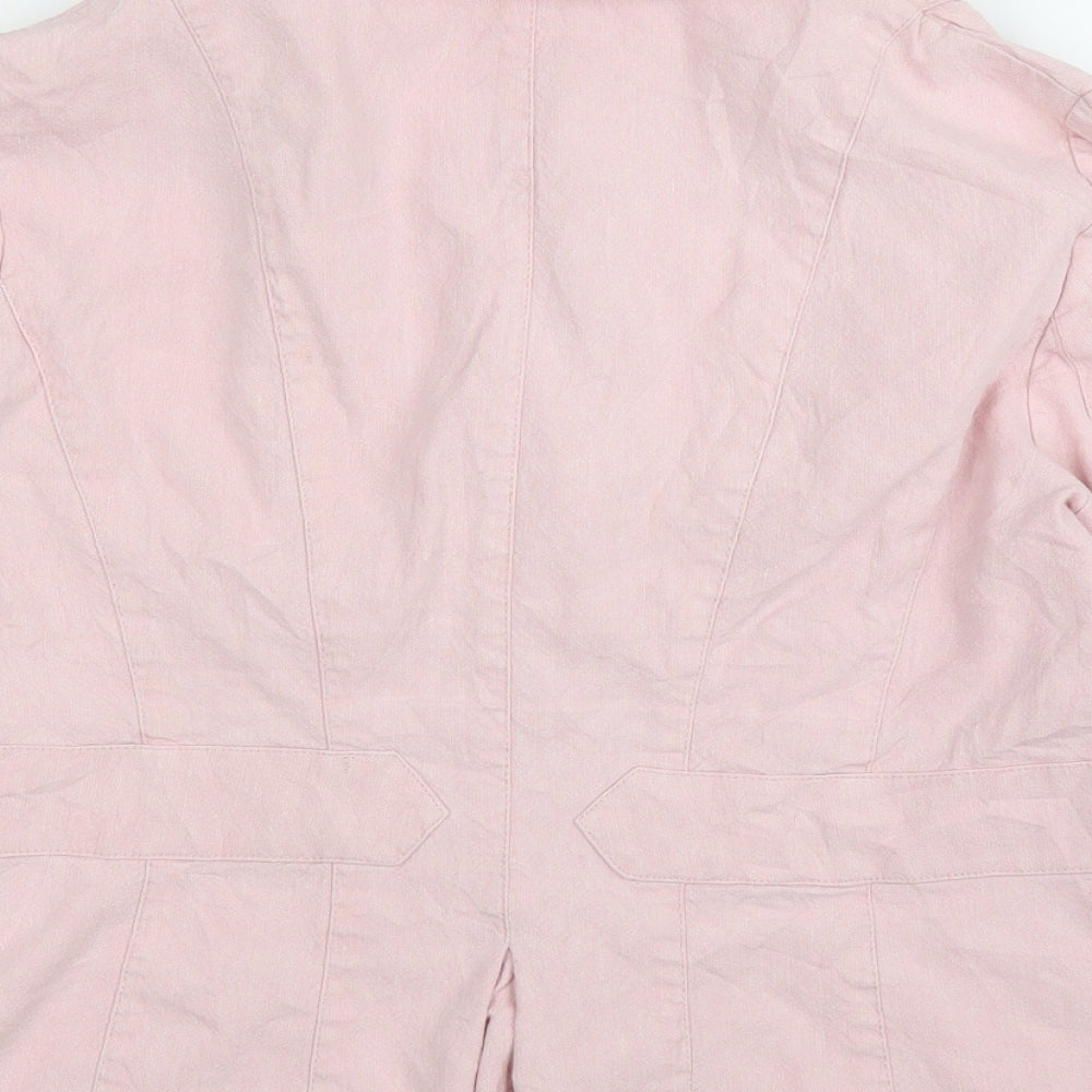 Per Una Womens Pink   Cardigan Jumper Size 16  - Jacket