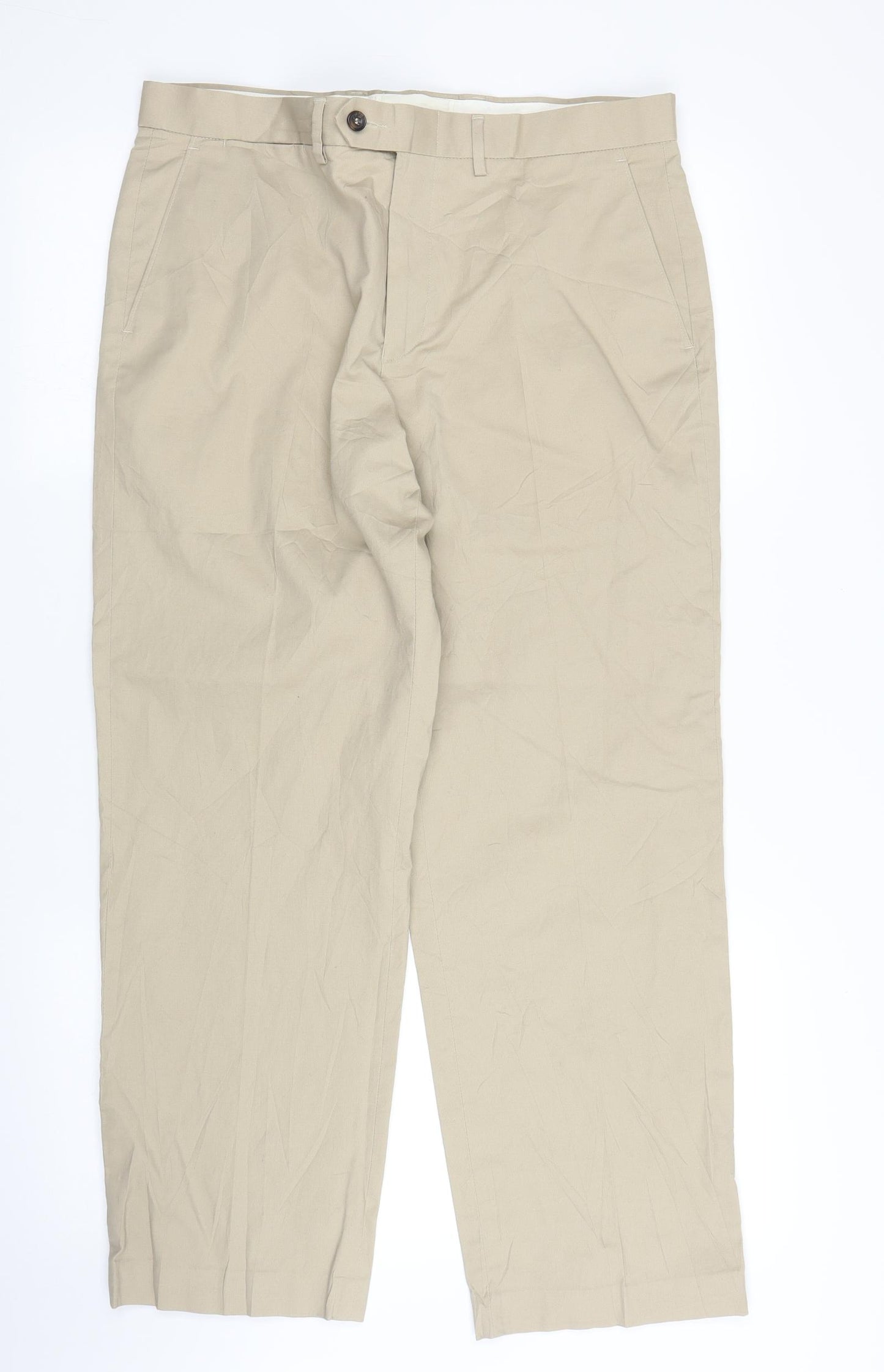 m&s Mens Beige   Carpenter Trousers Size 34 in L29 in