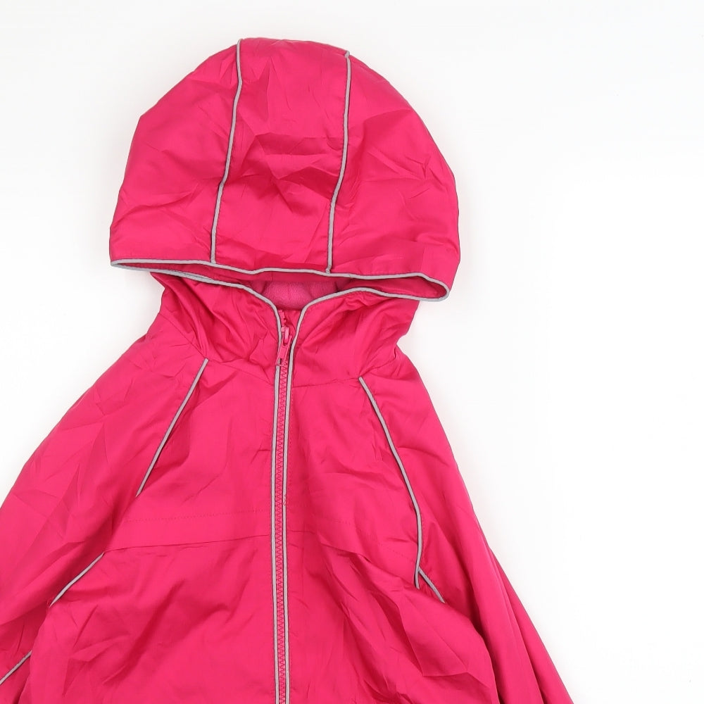 Matalan Girls Pink   Rain Coat Coat Size 9 Years