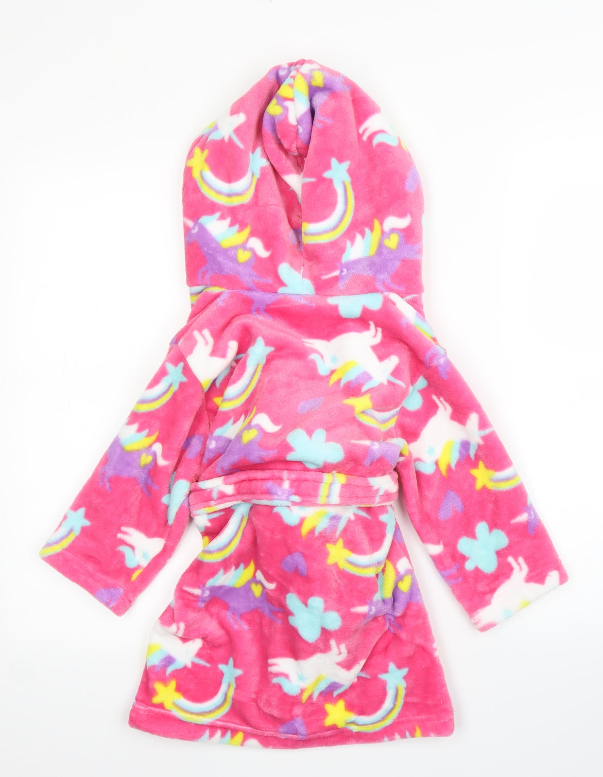 Mini Kidz Girls Pink Solid  Capri Robe Size 2-3 Years  - Unicorn