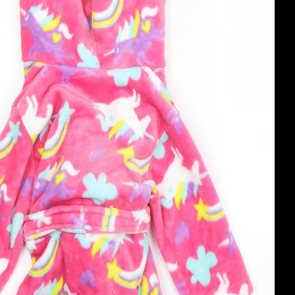 Mini Kidz Girls Pink Solid  Capri Robe Size 2-3 Years  - Unicorn