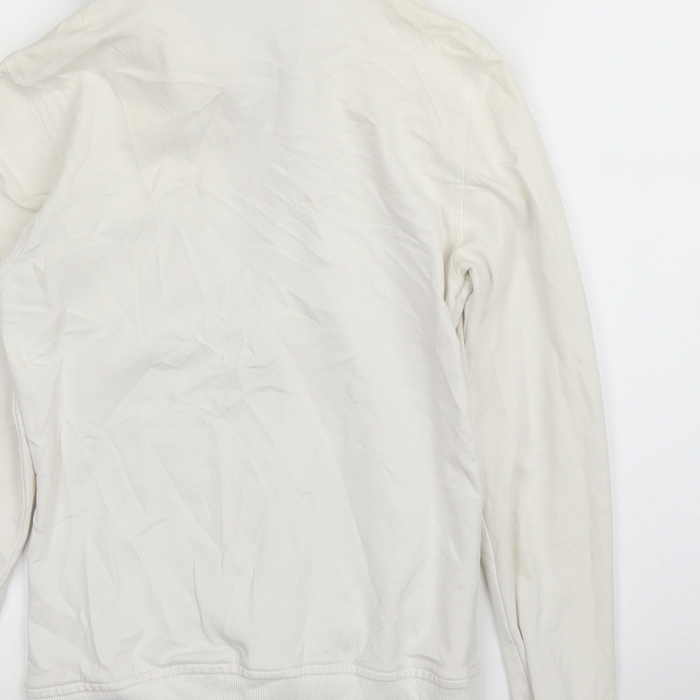 G Star Raw Womens White   Full Zip Jumper Size M