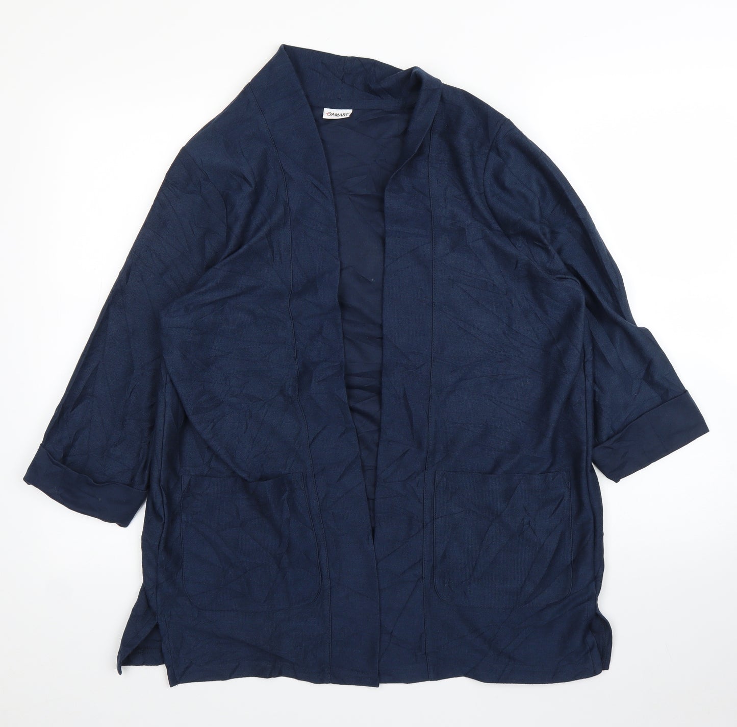 Damart Womens Blue   Cardigan Jumper Size 18