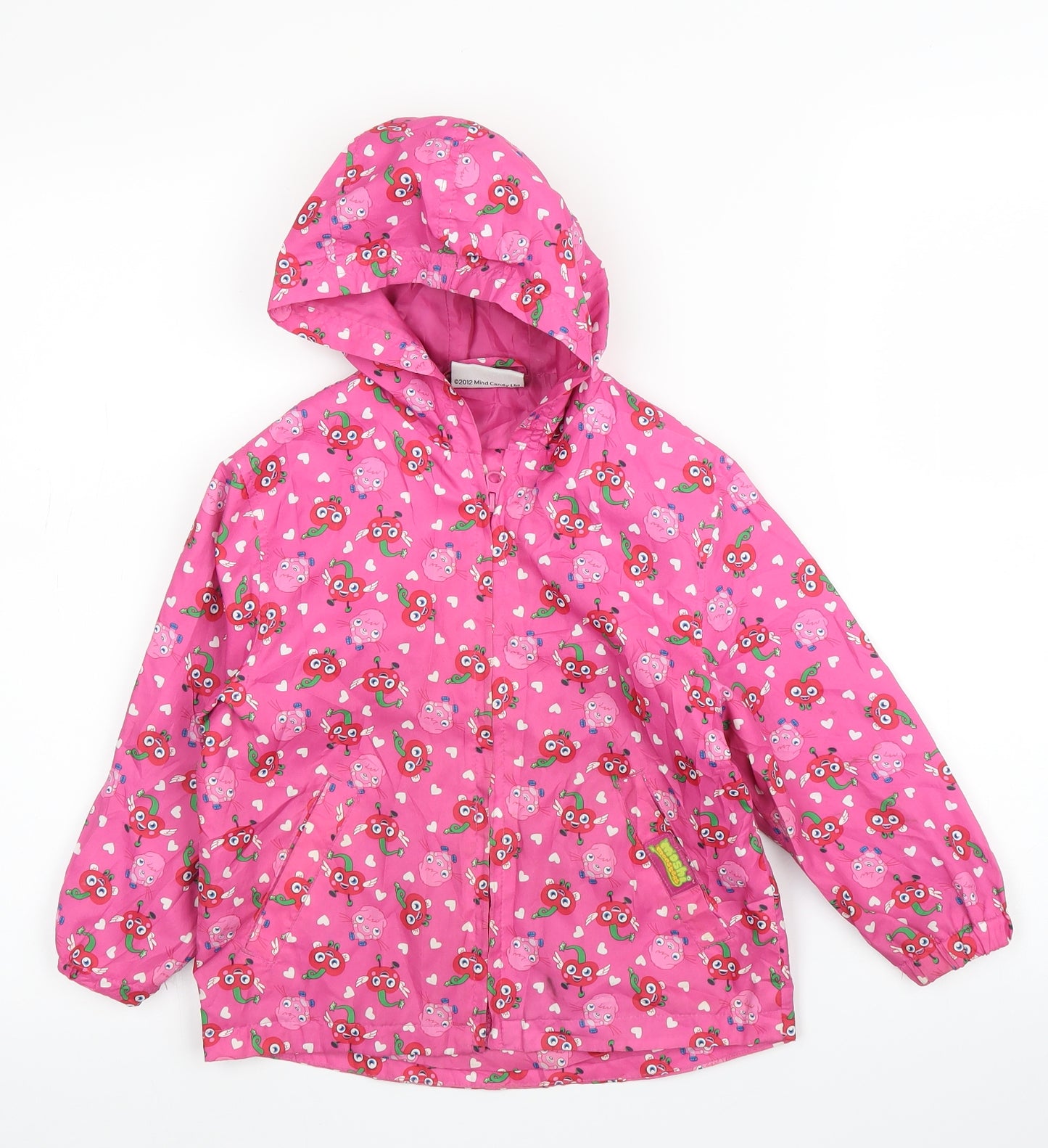 TU Girls Pink   Rain Coat Coat Size 3-4 Years  - Moshi Monsters