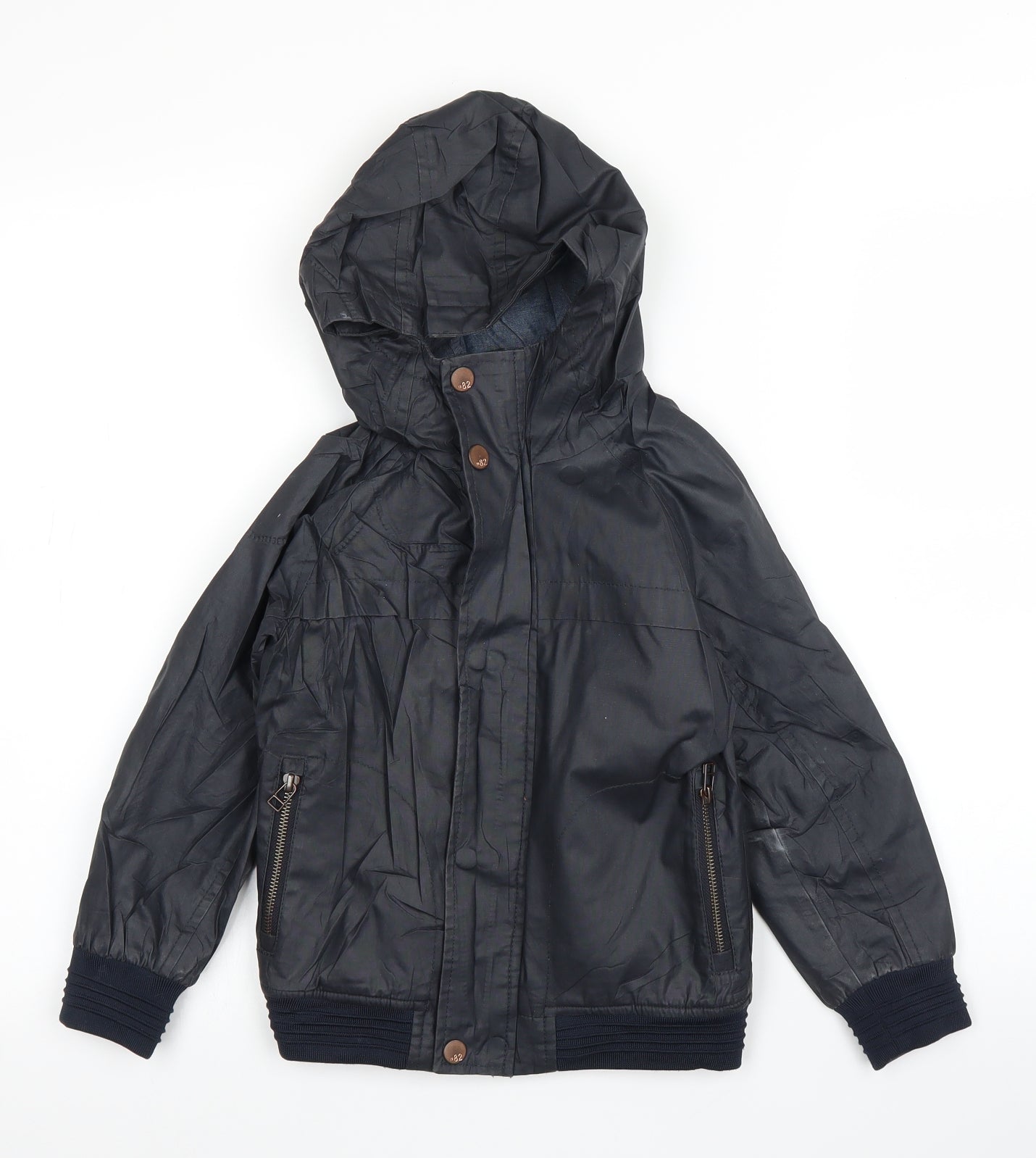 NEXT Boys Blue   Biker Coat Size 5 Years