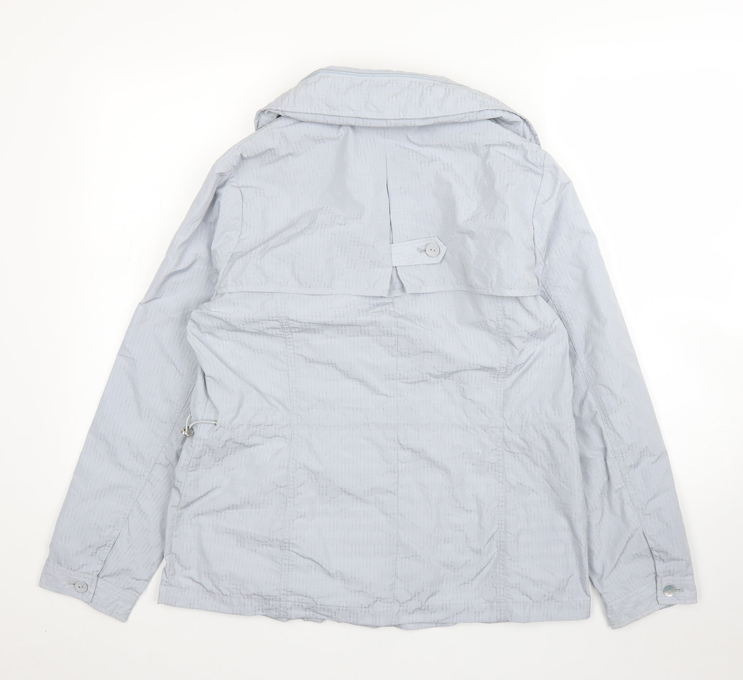 M&S Womens Blue   Overcoat Coat Size 14