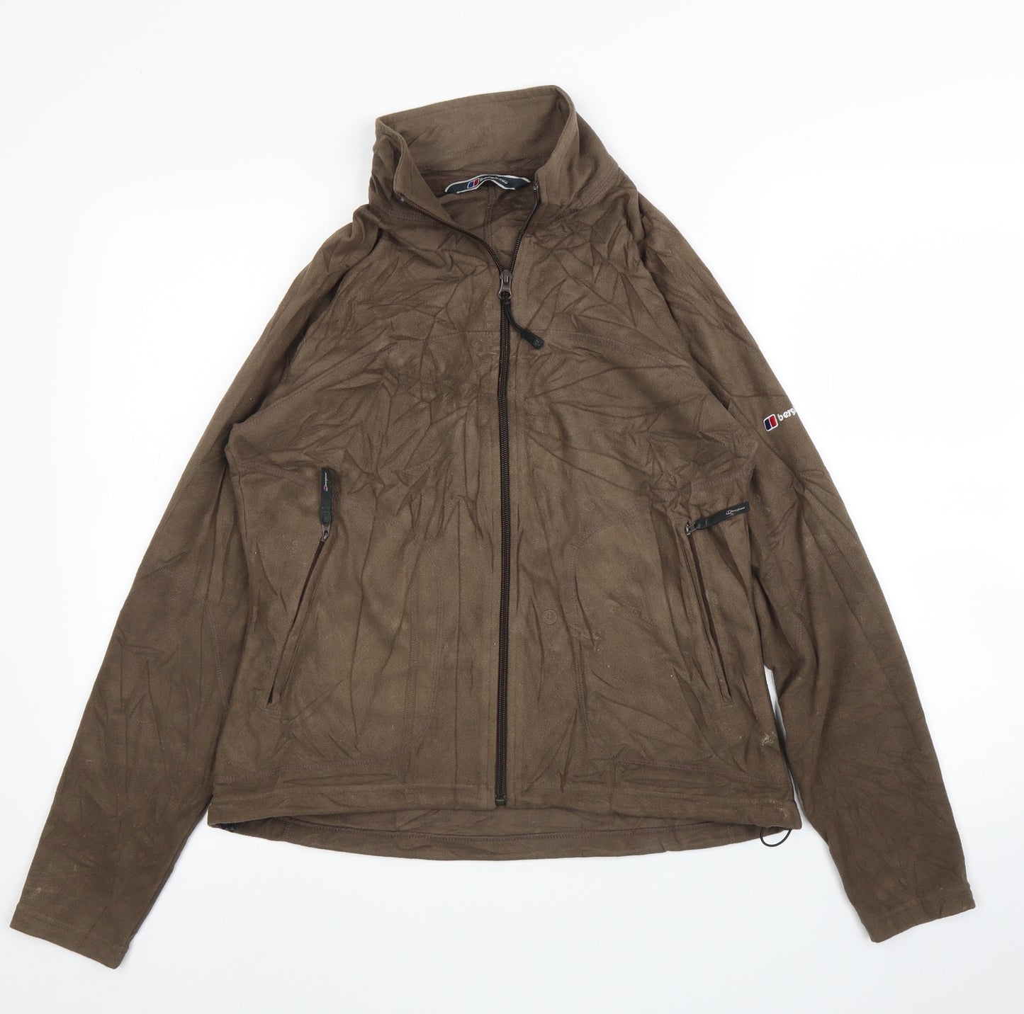 Berghaus Womens Brown   Full Zip Jumper Size 12