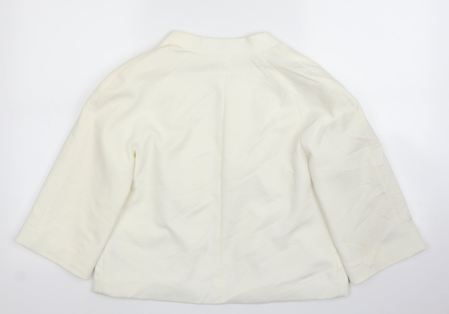 Debenhams Womens White   Cardigan Jumper Size 10