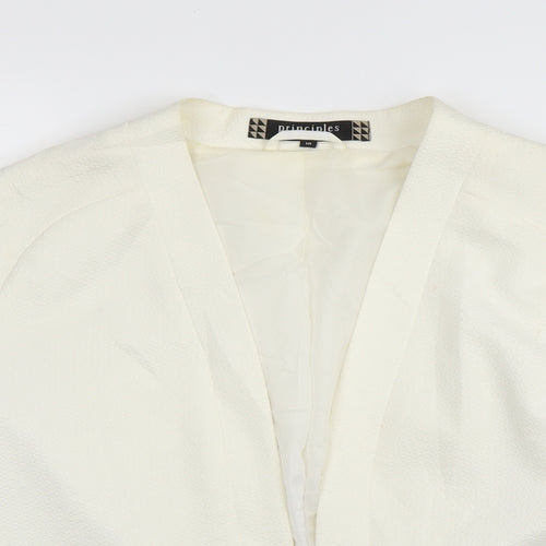 Debenhams Womens White   Cardigan Jumper Size 10