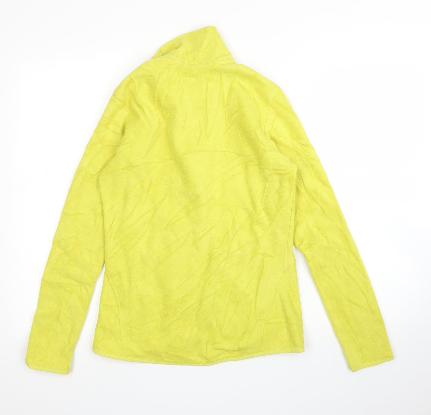 Good Move Womens Yellow  Fleece Full Zip Jumper Size 6