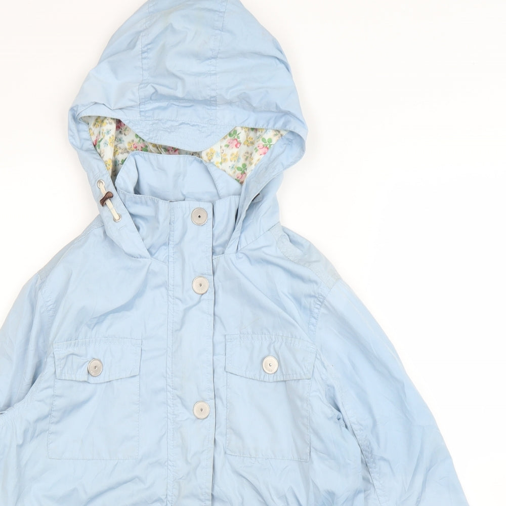 NEXT Girls Blue   Rain Coat Coat Size 12 Years