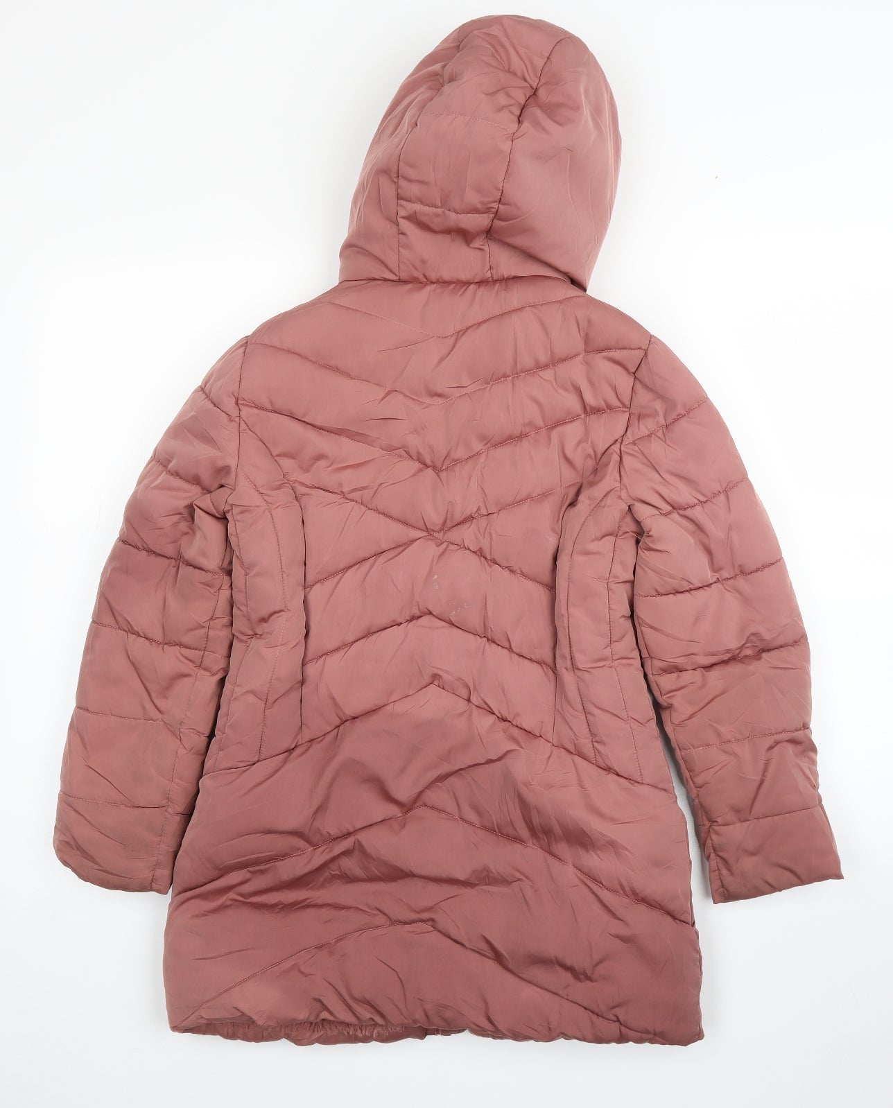 George Girls Pink   Puffer Jacket Coat Size 9-10 Years