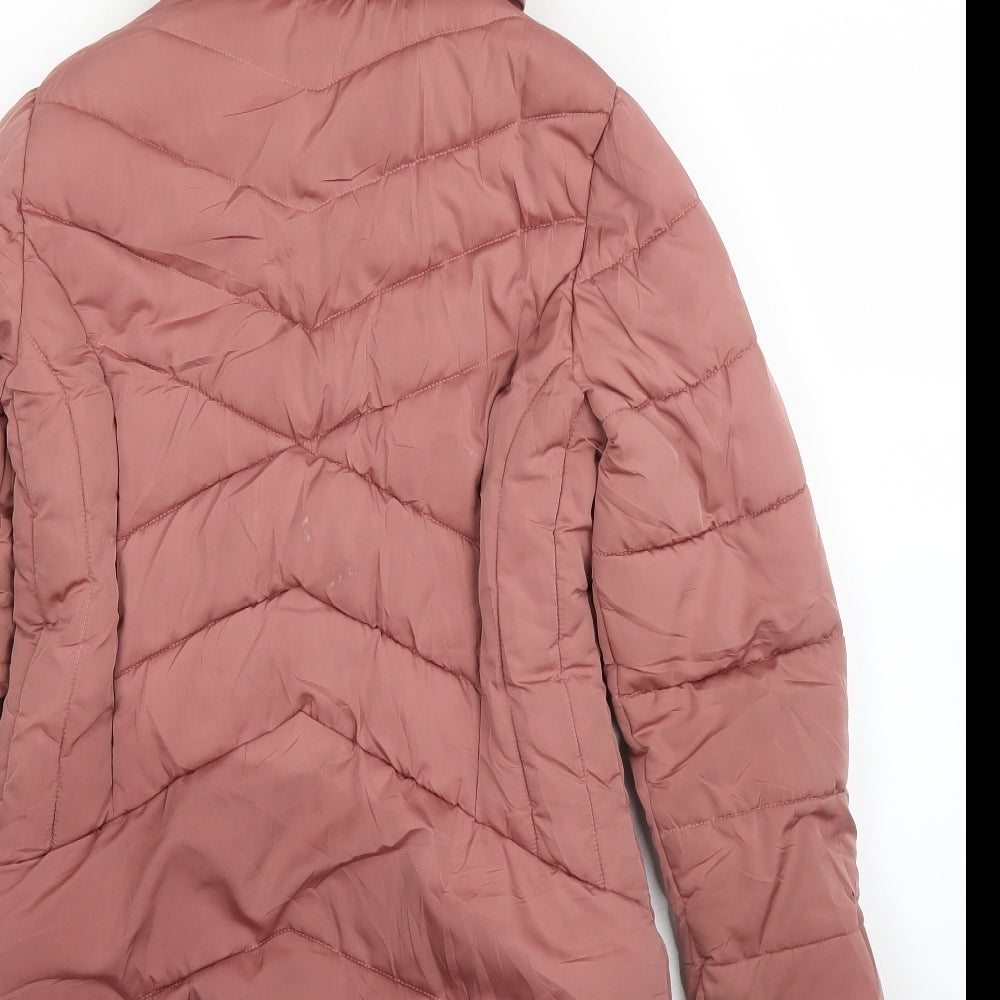 George Girls Pink   Puffer Jacket Coat Size 9-10 Years