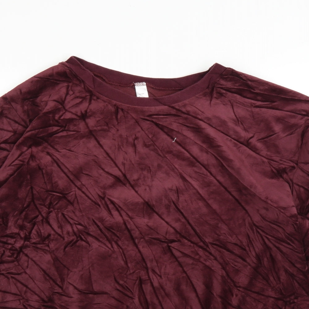 American Apparel Mens Purple   Pullover Jumper Size L