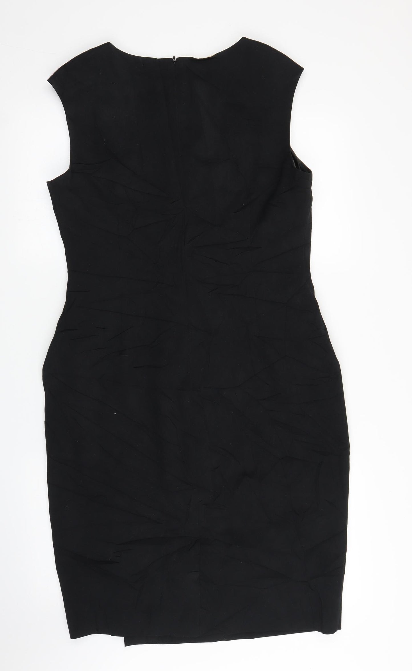 M&S Womens Black   Sheath  Size 14