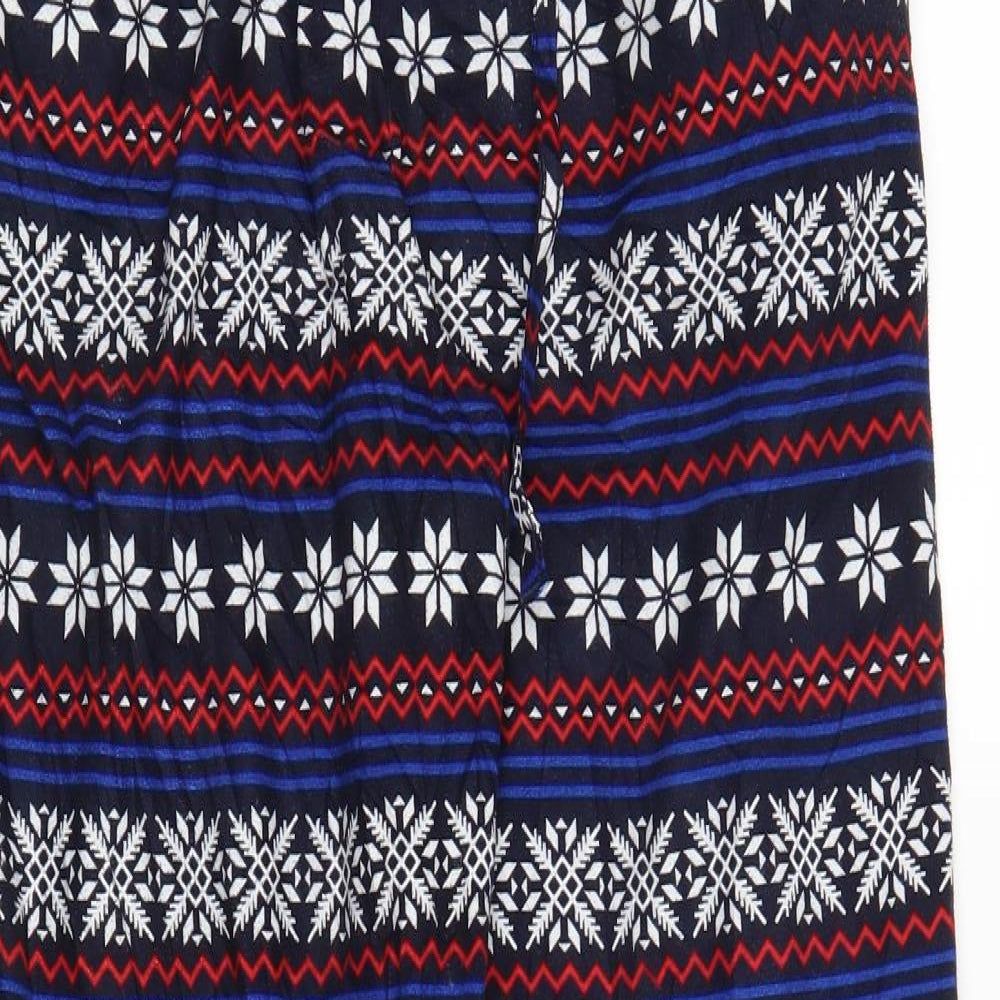 TU Mens Blue Fair Isle   Pyjama Pants Size M
