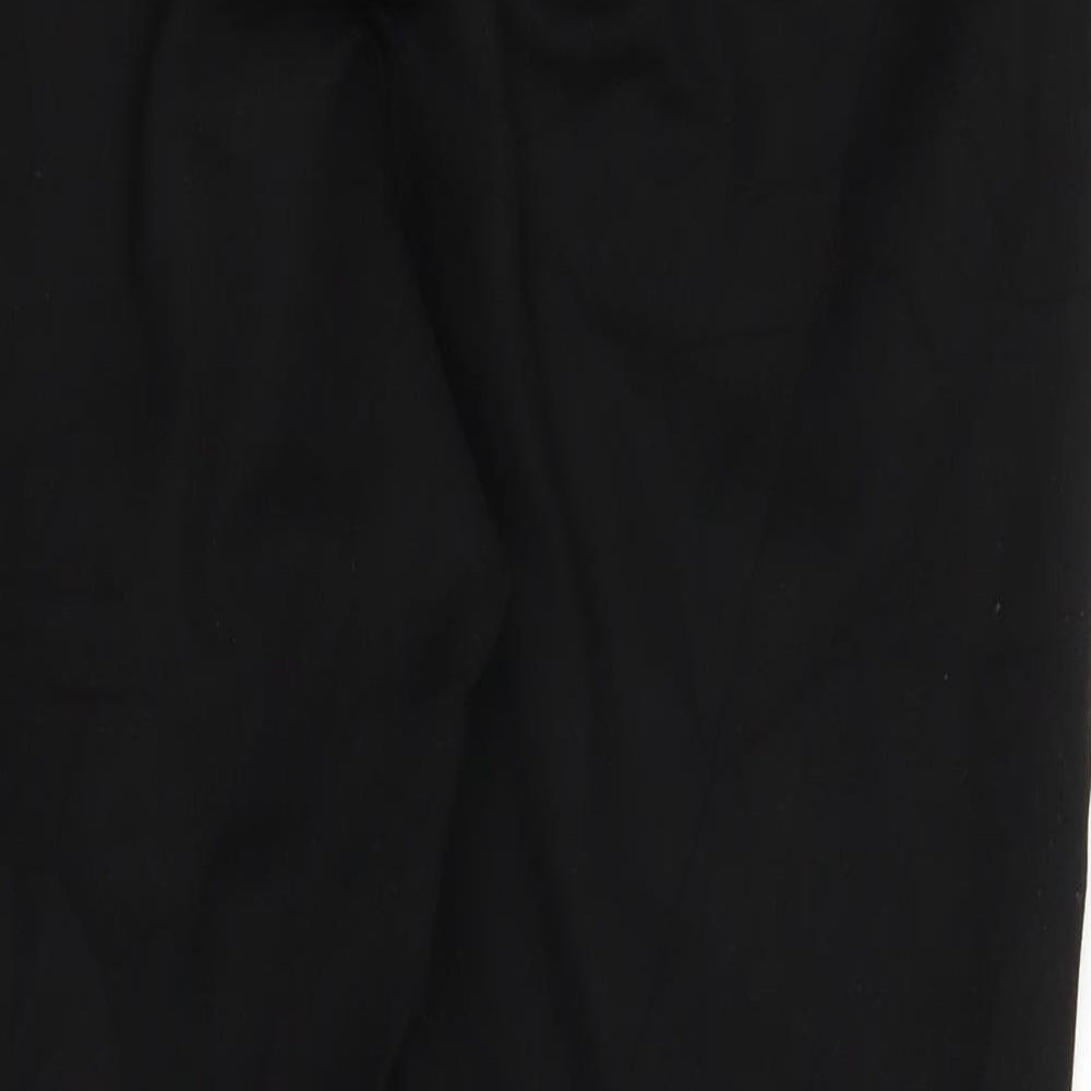 M&S Womens Black   Carrot Trousers Size 18 L24 in