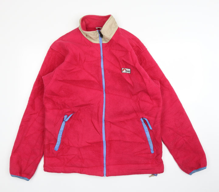 Lowe Womens Pink Fleece Jacket Coatigan Size L