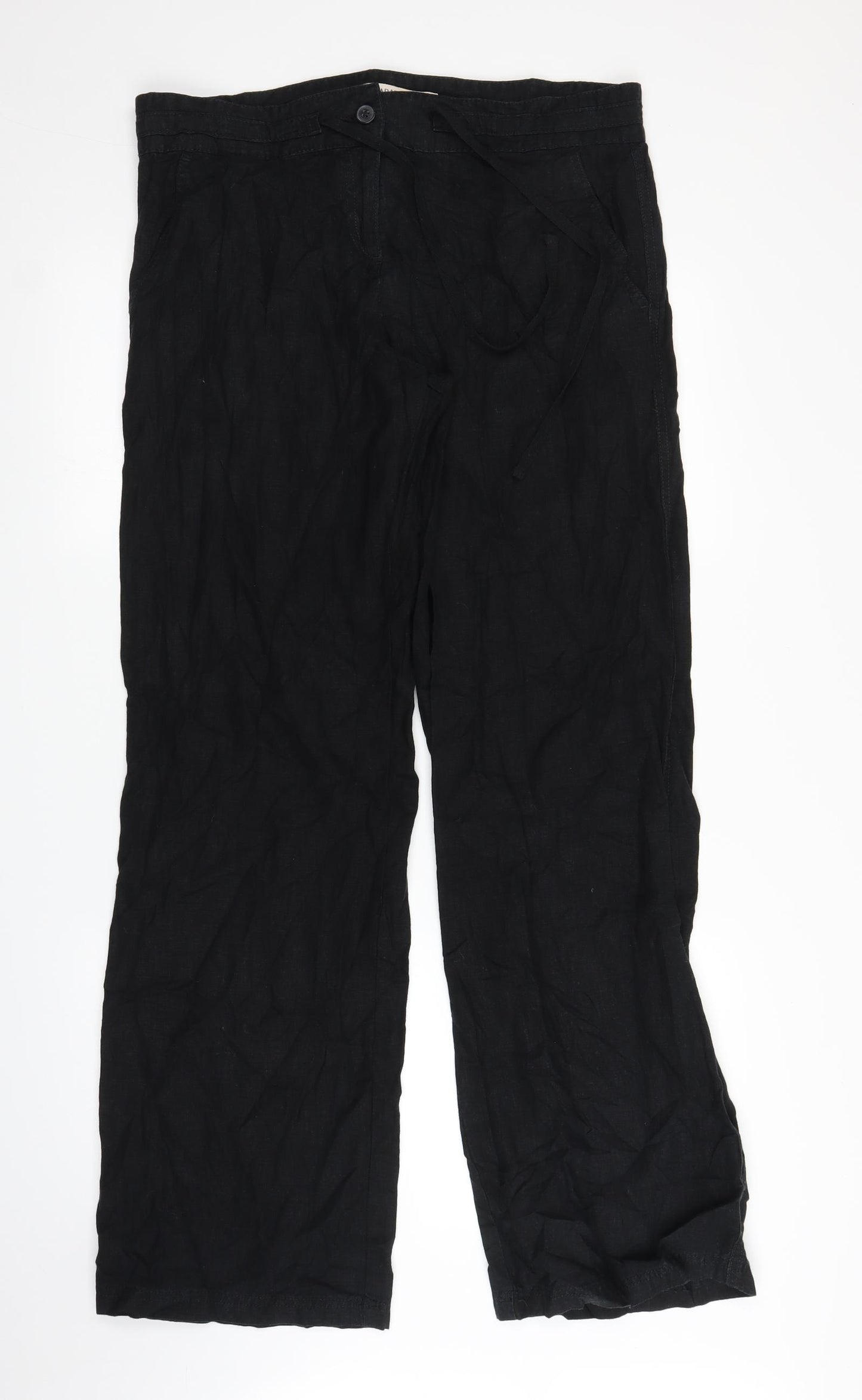 NEXT Womens Black   Bloomer Trousers Size 14 L33 in