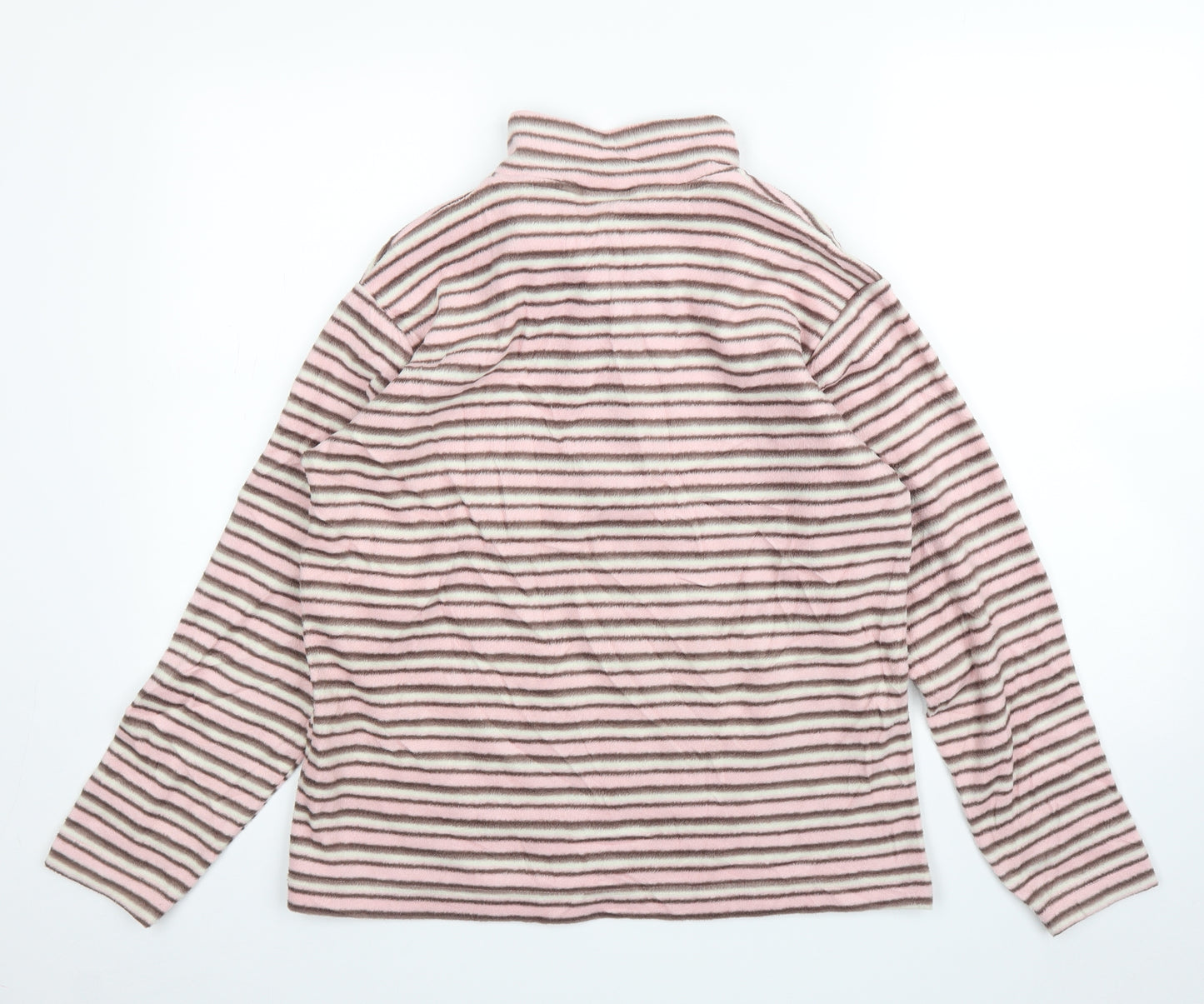 Craghoppers Womens Pink Striped  Pullover Jumper Size 14