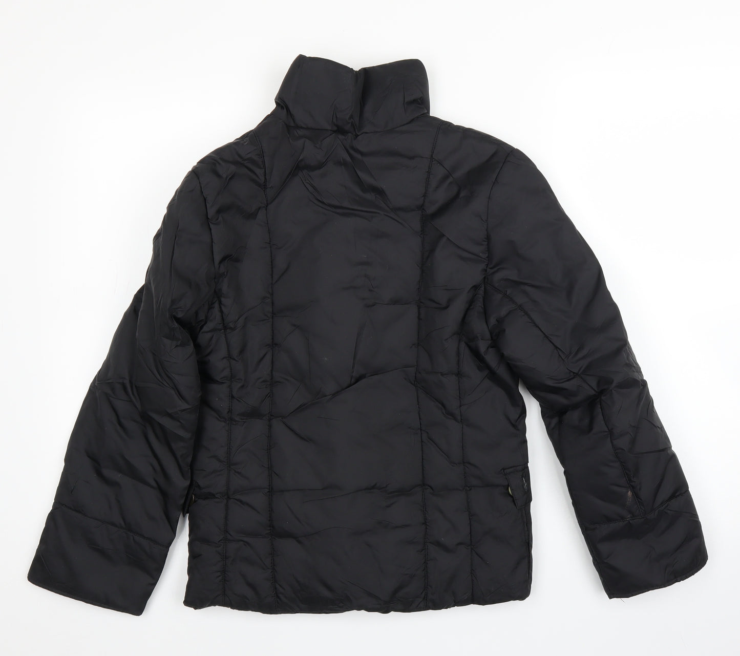 Yethi Womens Black   Puffer Jacket Coat Size S