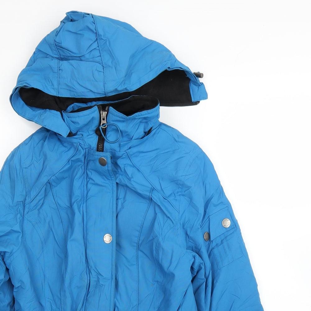 Per Una Womens Blue   Windbreaker Coat Size S