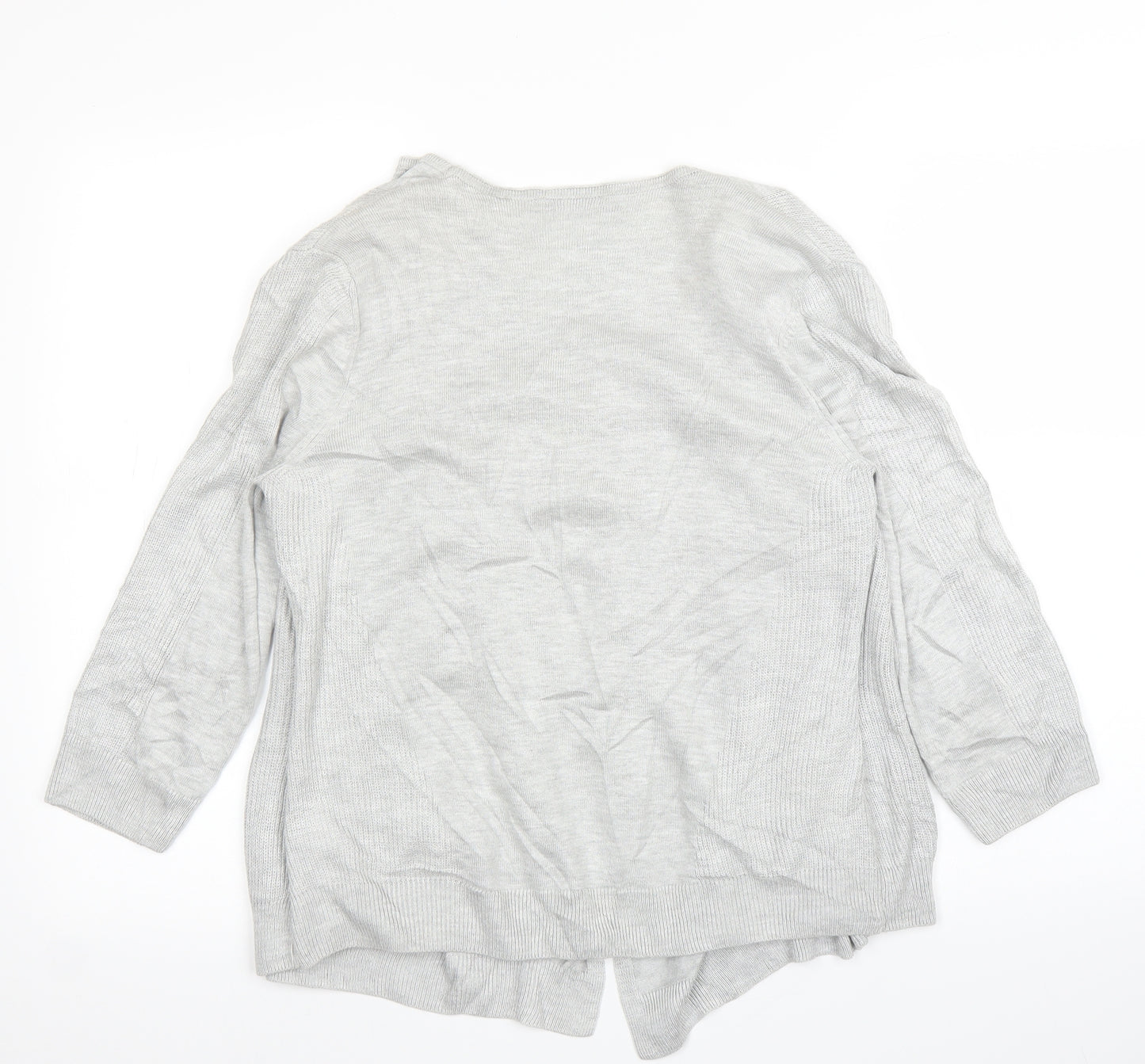 M&S Womens Grey Floral  Basic Blouse Size 10