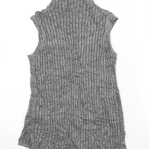 M&S Womens Grey   Basic Blouse Size 8