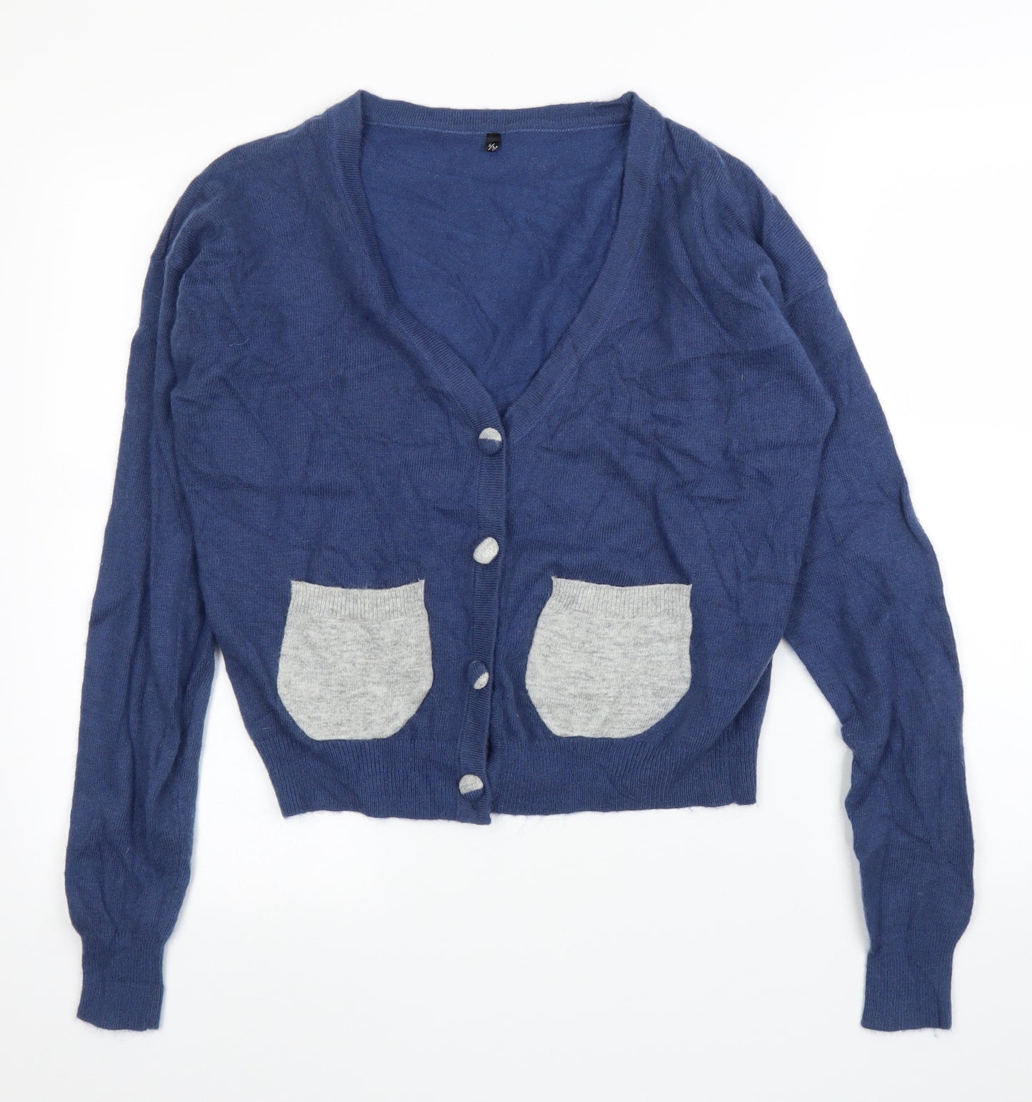Preworn Womens Blue   Cardigan Jumper Size M