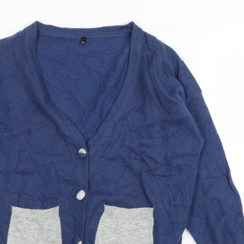 Preworn Womens Blue   Cardigan Jumper Size M