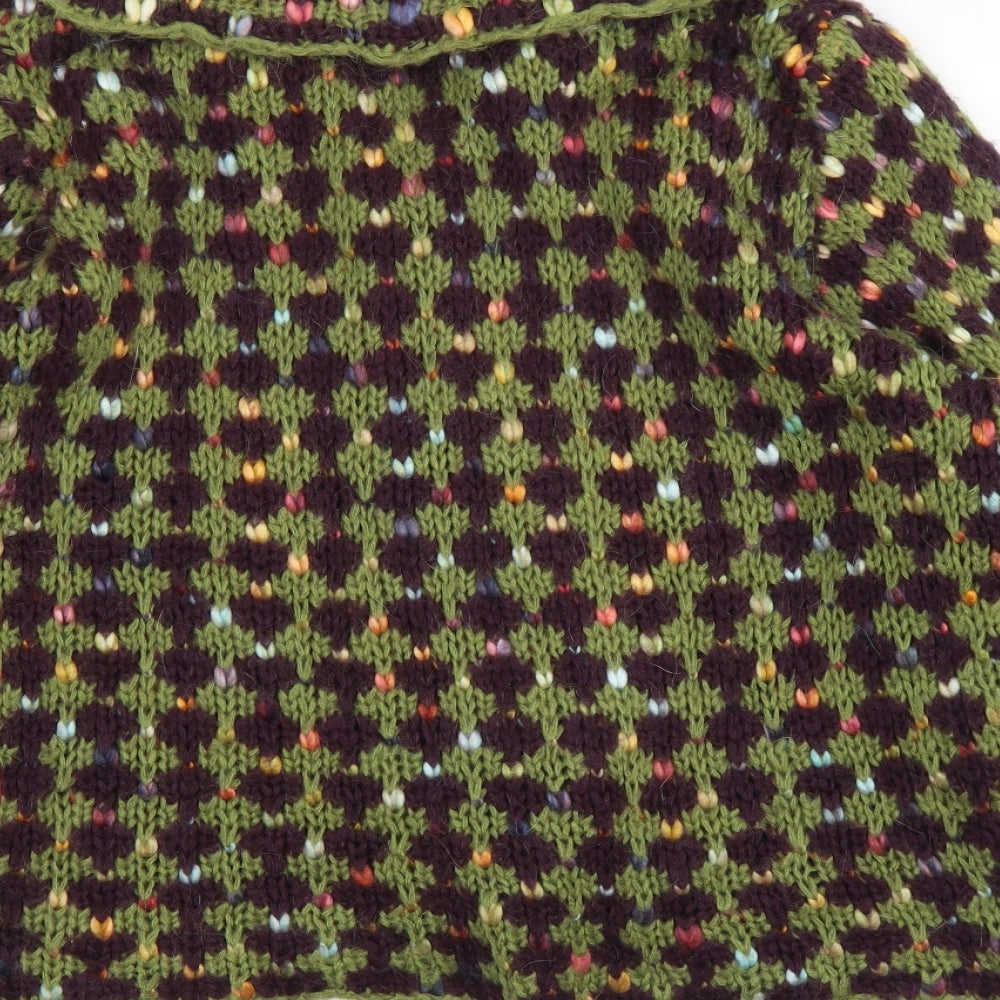 M&S Womens Green   Cardigan Jumper Size 18