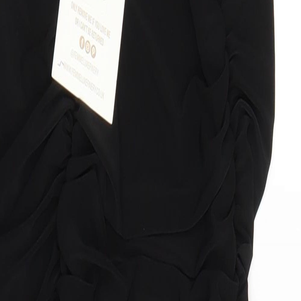 Femme Luxe Womens Black   Bodycon  Size 10