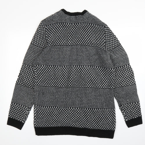TU Mens Black   Pullover Jumper Size M