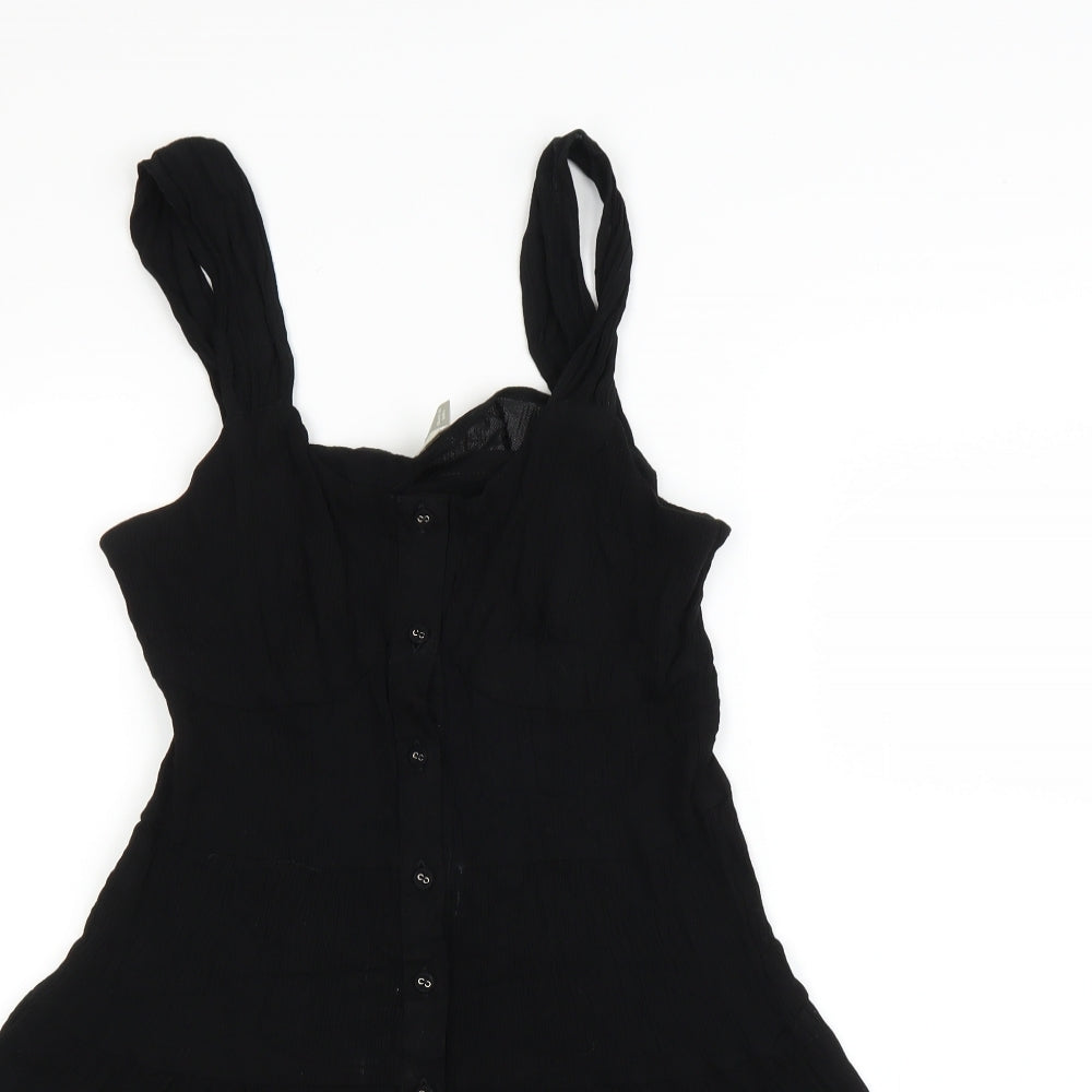 ASOS Womens Black   Fit & Flare  Size 12