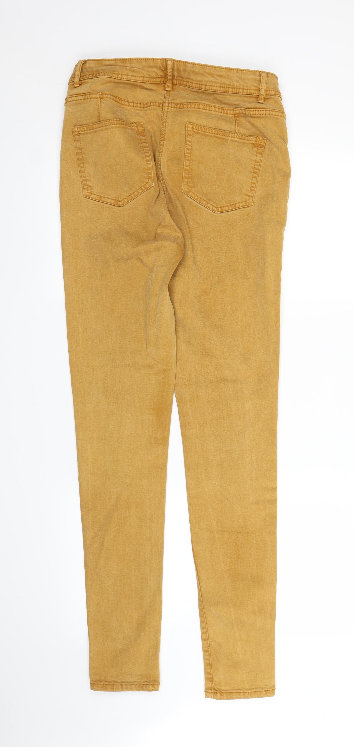 NEXT Womens Beige  Denim Skinny Jeans Size 12 L31 in