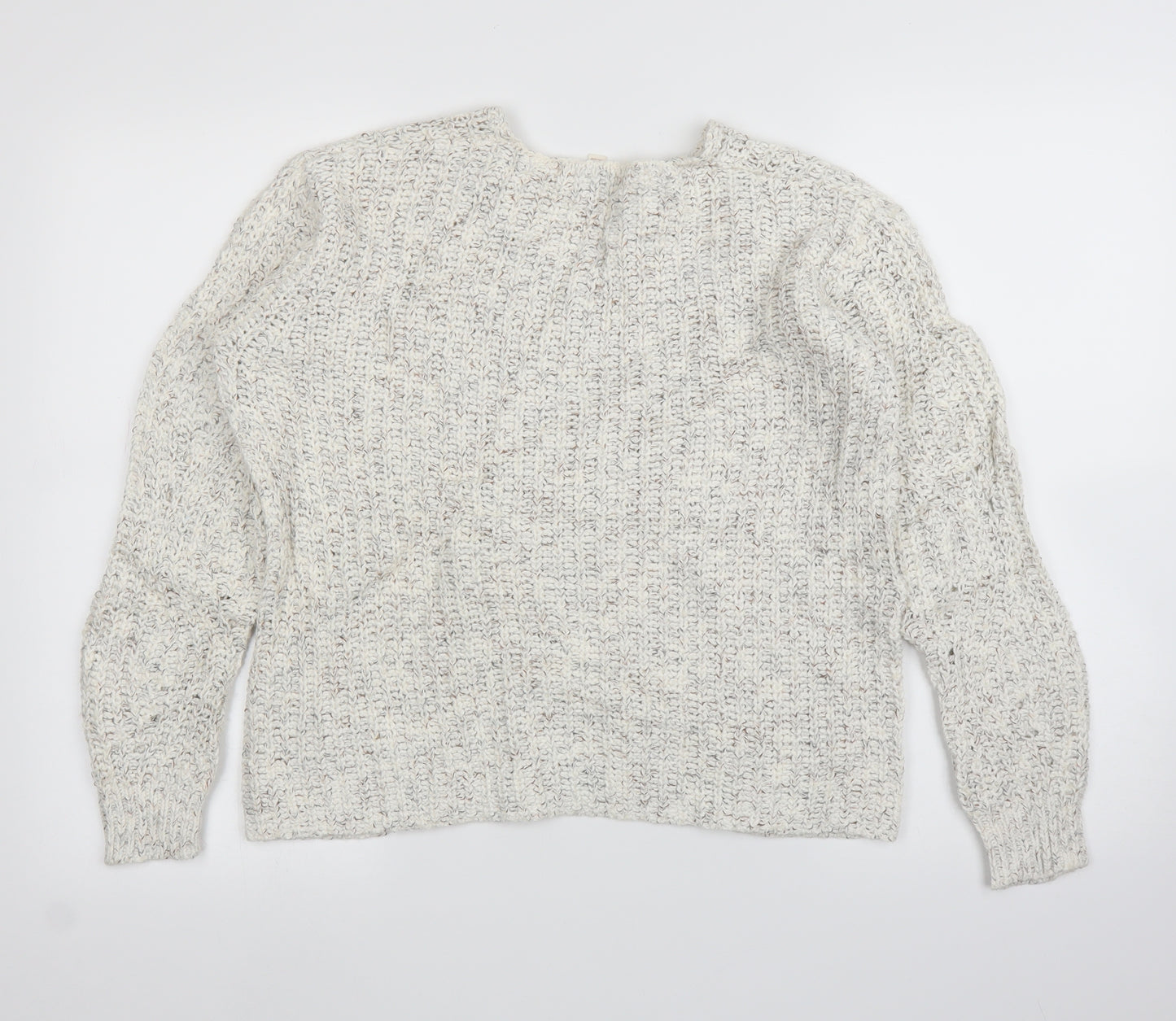 M&S Womens Beige   Pullover Jumper Size 6