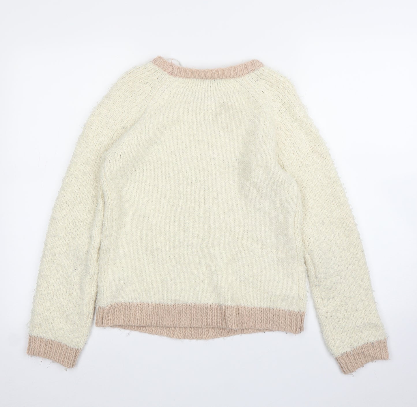 Dorothy Perkins Womens Ivory   Pullover Jumper Size 10